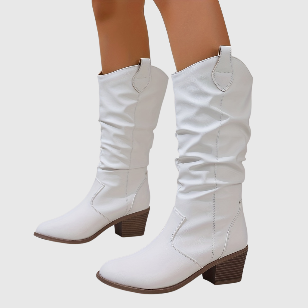 HATTIE | Brown Western Boots
