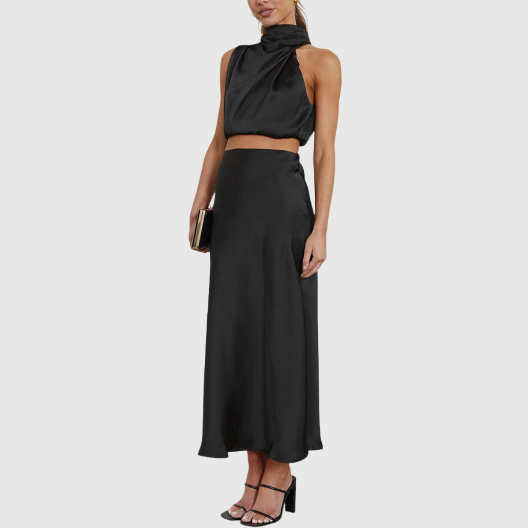 EMILY | Drape Maxi Set