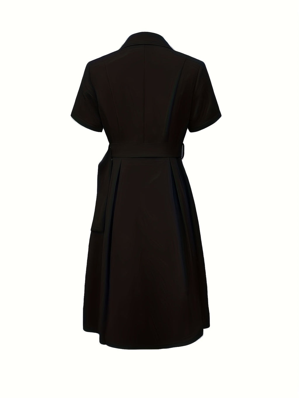 CELINA | Elegant Black A-Line Dress
