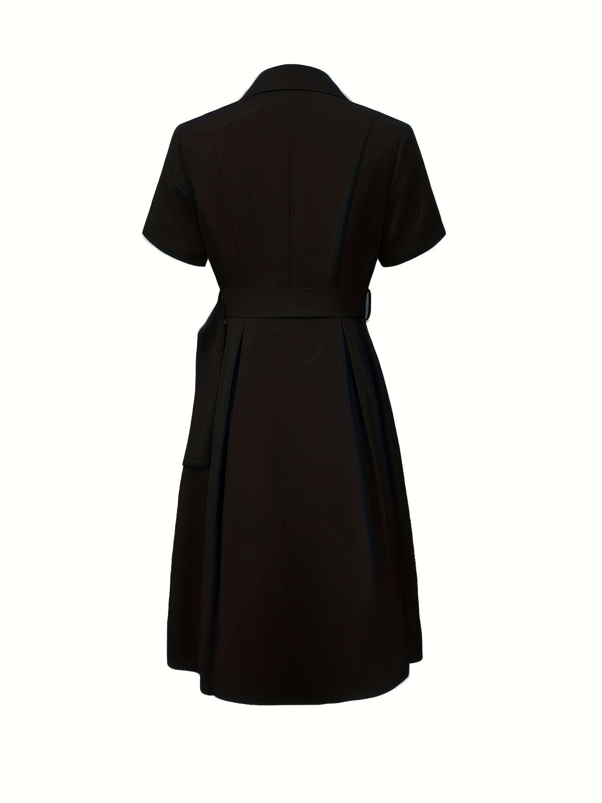 CELINA | Elegant Black A-Line Dress