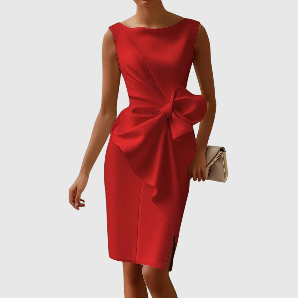 AINSLEY | Stylish Sleeveless Midi Dress