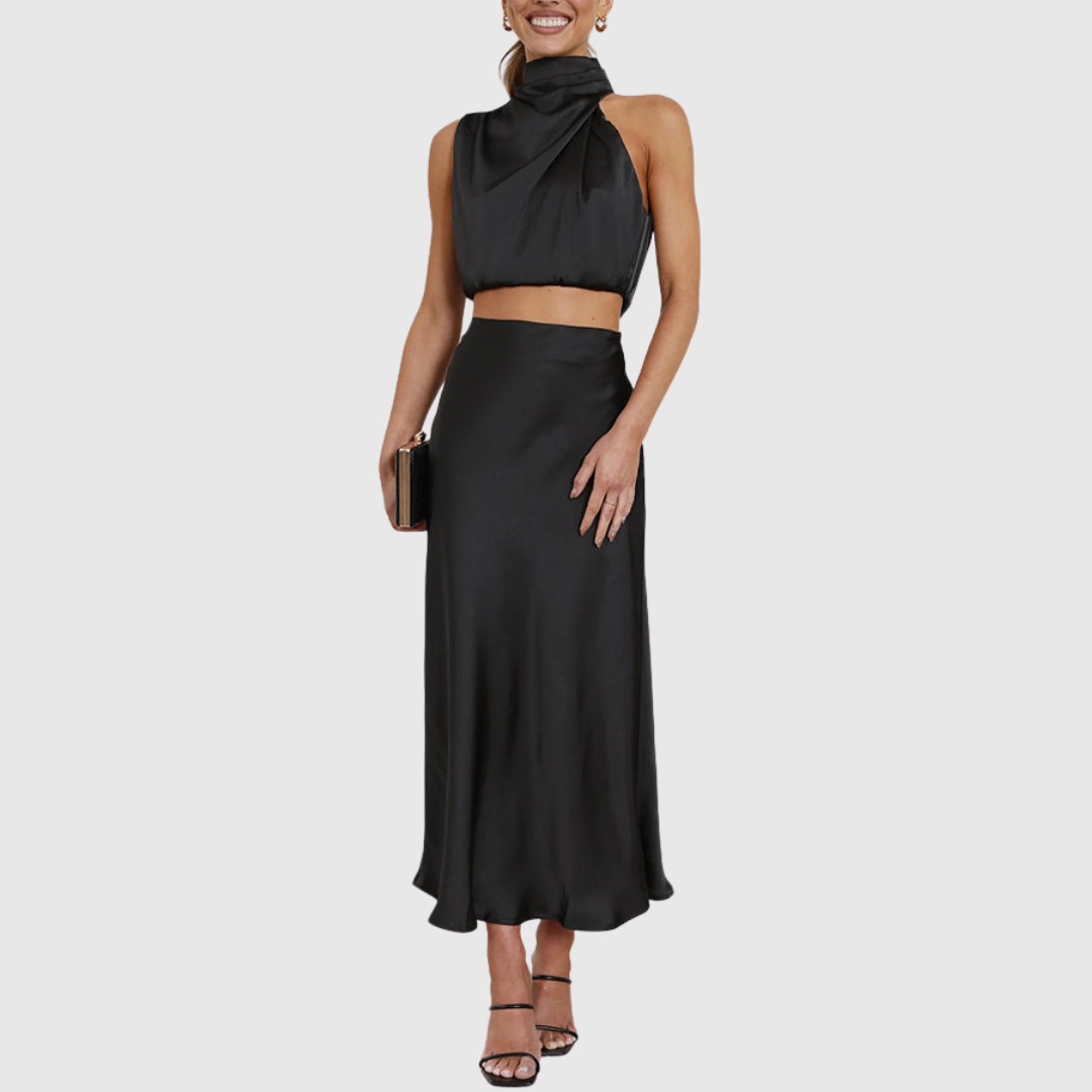 EMILY | Drape Maxi Set
