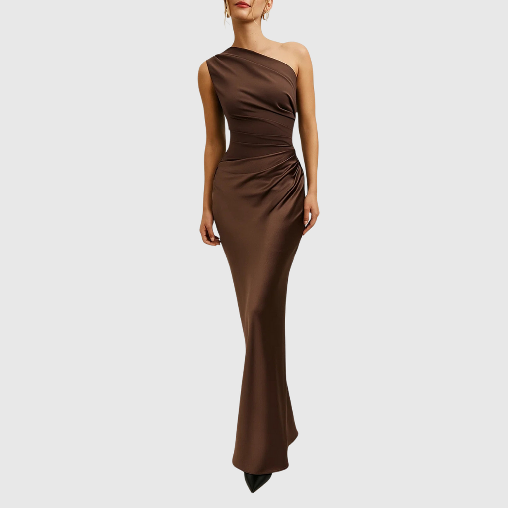 ELARA | Asymmetric Evening Gown