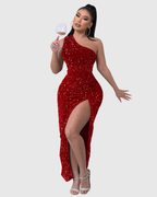 LILLIAN | One-Shoulder Evening Dress