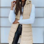 EIRLYS | Casual Sleeveless Hooded Puffer Vest