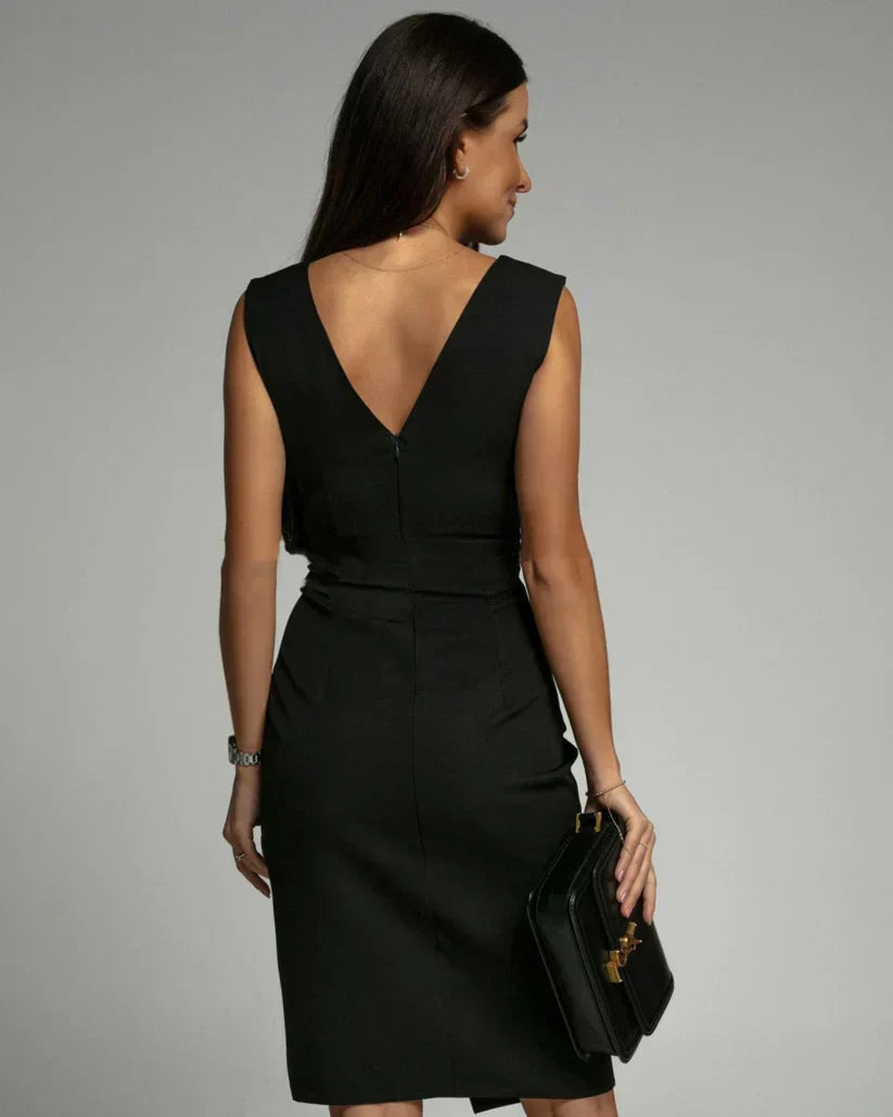 MARGERY | Soft Pleated Midi Dress