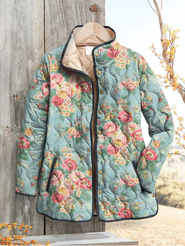 DOROTHEA | Country Bloom Quilted Jacket