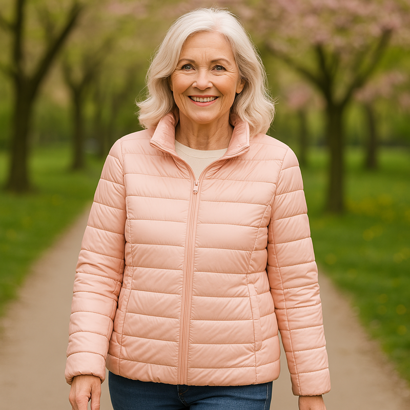 ULLA | Light Pink Classic Padded Jacket