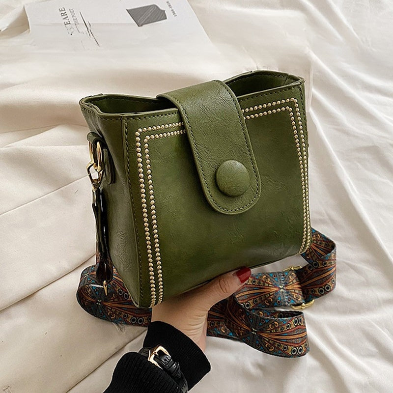 ETHEL | Vintage Shoulder Bag With Adjustable Strap
