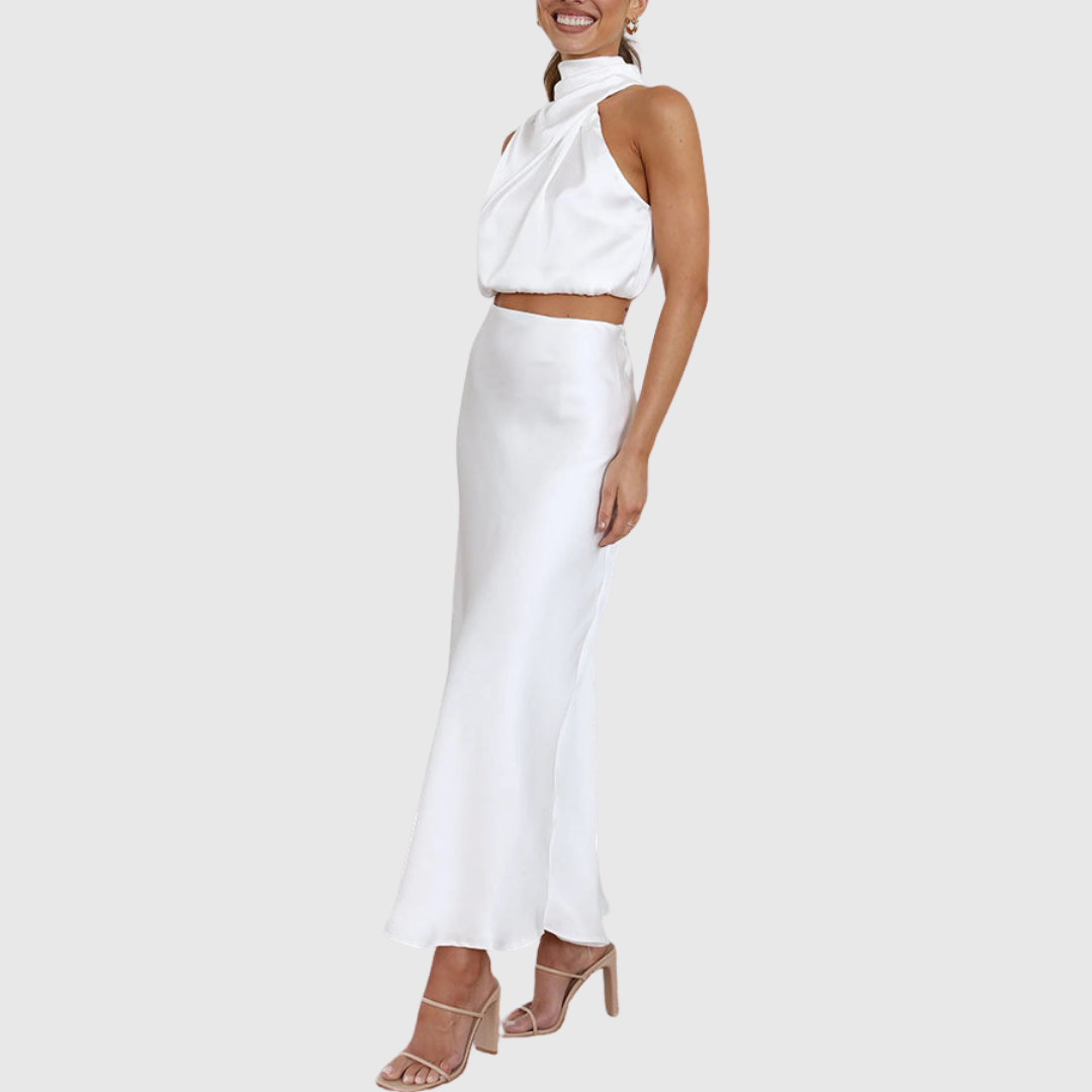 EMILY | Drape Maxi Set