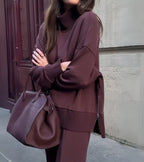 CHARLOTTIE | Ribbed Elegant Two-Piece Set