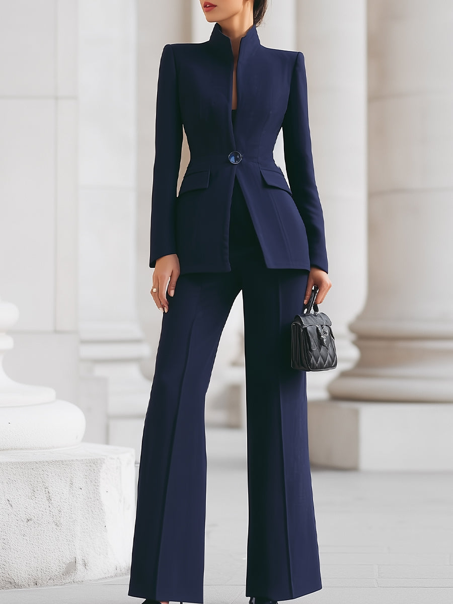 ADRIELLE | Elegant Blazer & Trouser Suit Set