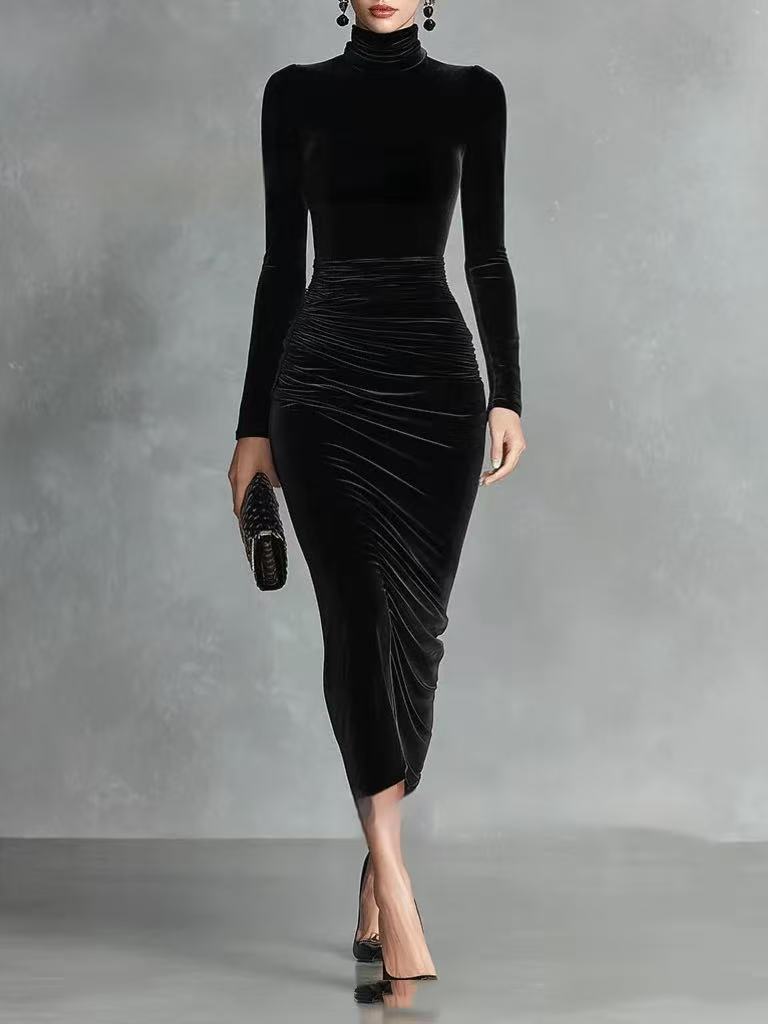 SOPHIA | Black Fitted Dress