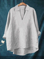 CELESTINE | Collared Everyday Blouse Relaxed