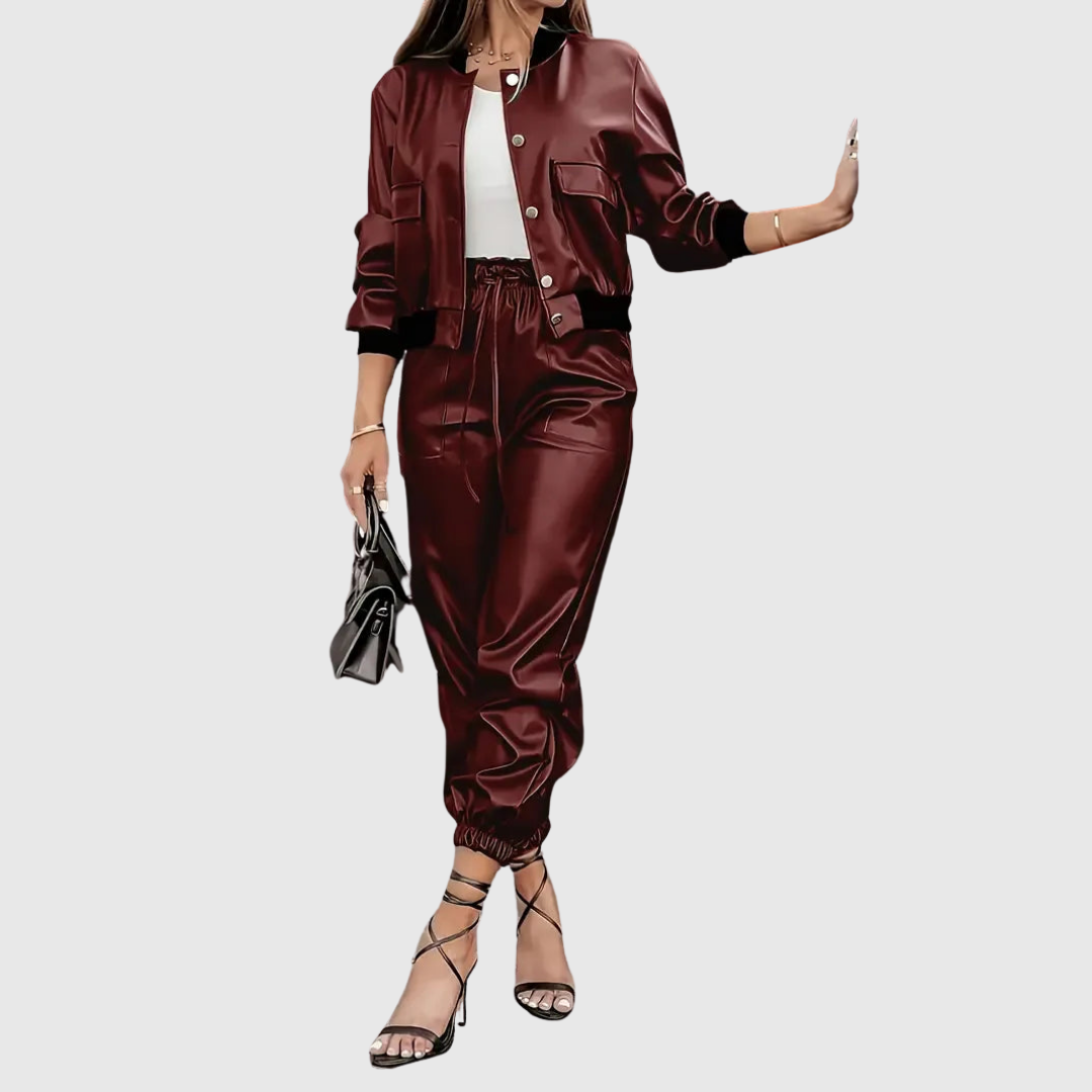 LIVIA | Ribbed Two-Piece Set