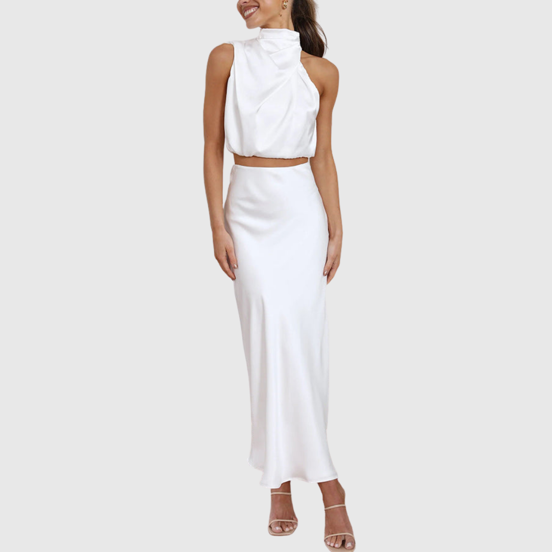 EMILY | Drape Maxi Set