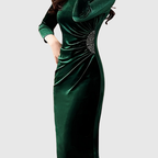 LILLO | Slit Ruched Dress