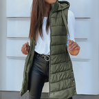 EIRLYS | Casual Sleeveless Hooded Puffer Vest