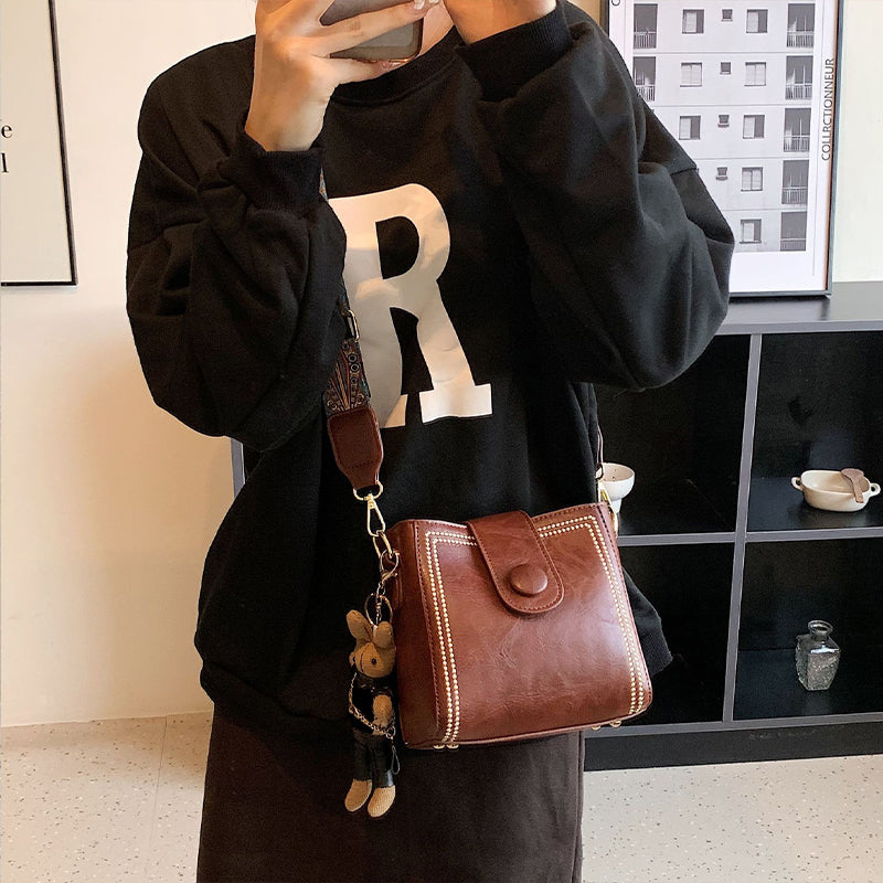 ETHEL | Vintage Shoulder Bag With Adjustable Strap