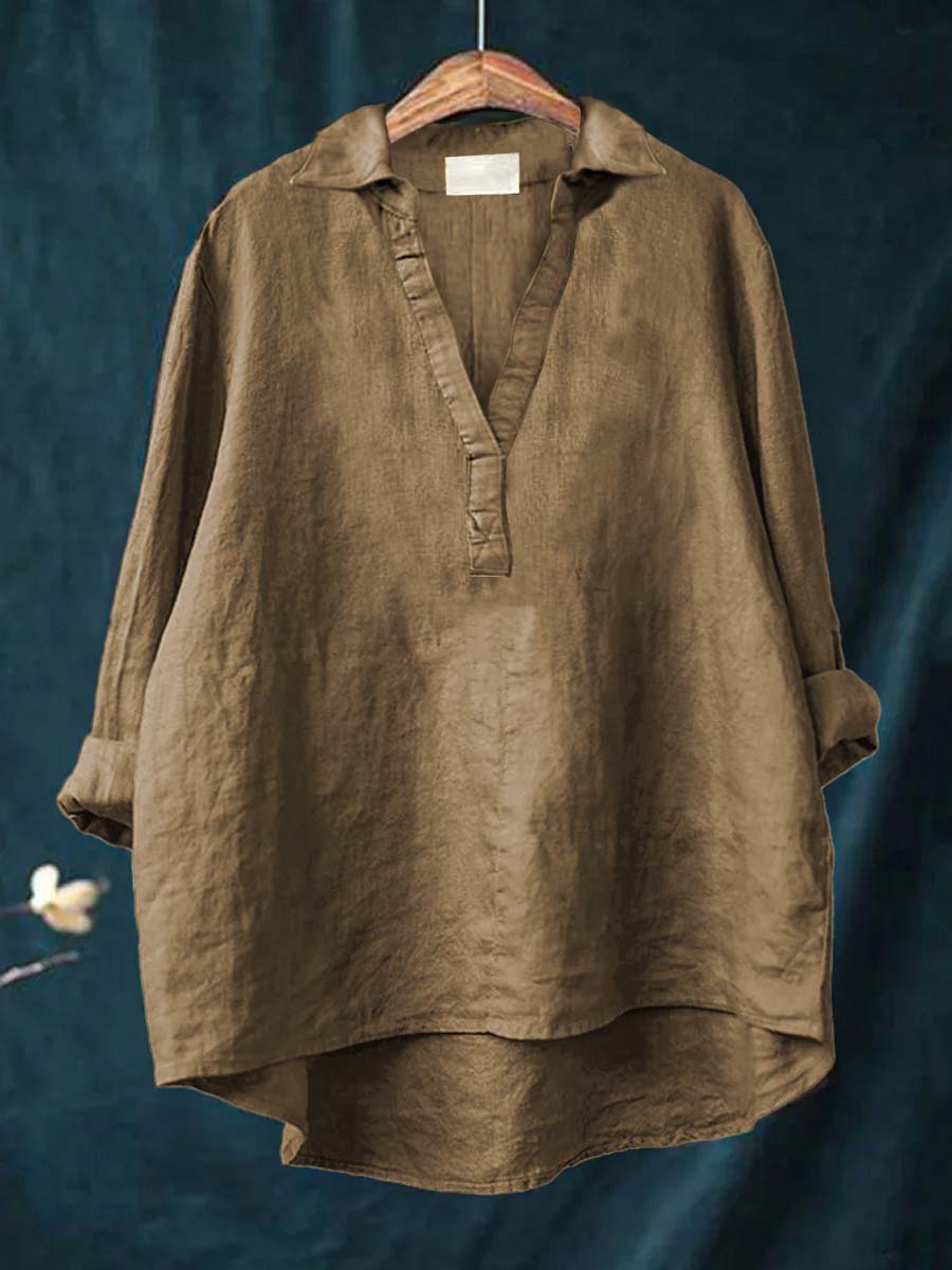NERINA | Collared Everyday Blouse Textured