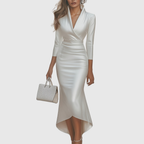 EVELISSE | V-Neck Evening Dress