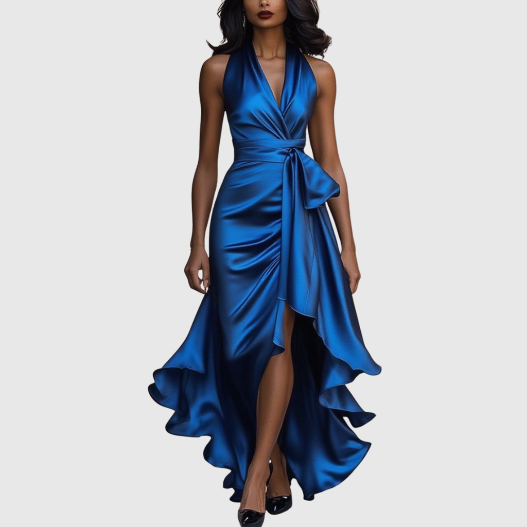 AMELYA | Evening Wrap Maxi Dress