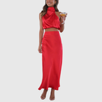 EMILY | Drape Maxi Set