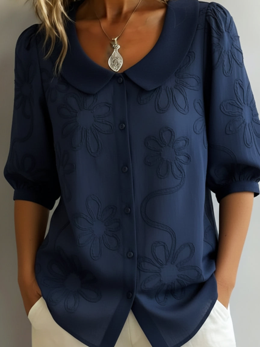 Lightweight Floral Blouse With Natural Elegance