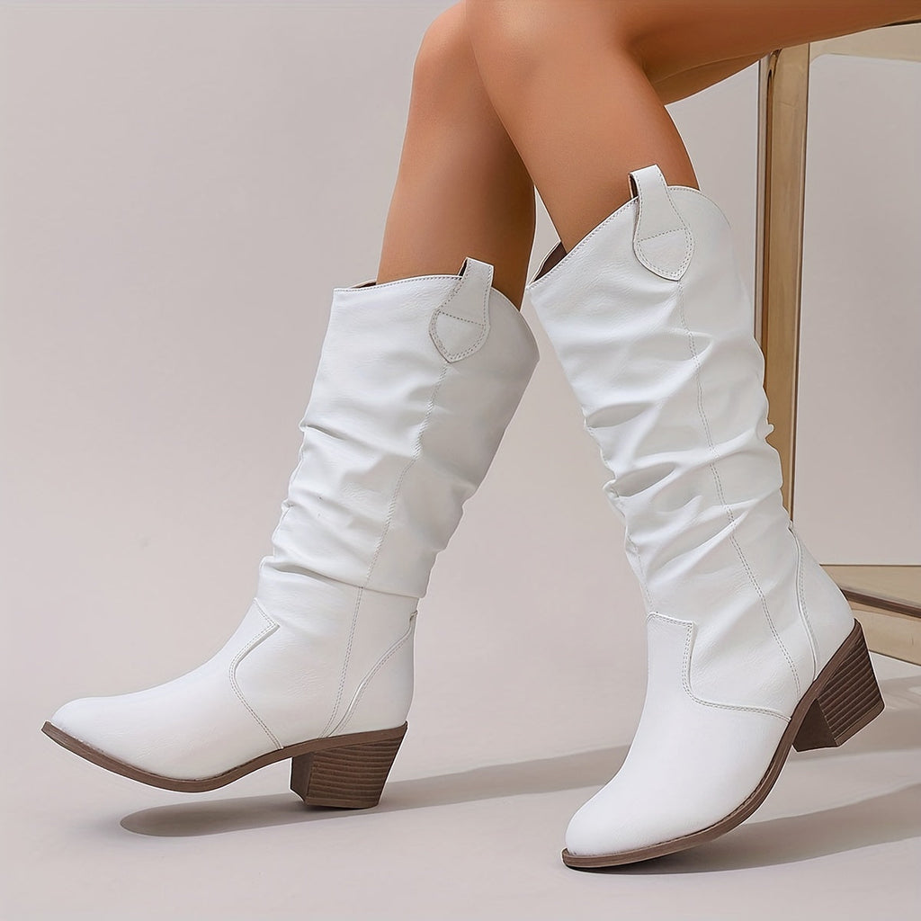 HATTIE | Brown Western Boots