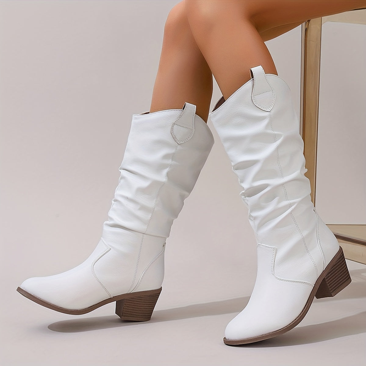 HATTIE | Brown Western Boots