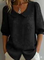 Lightweight Floral Blouse With Natural Elegance