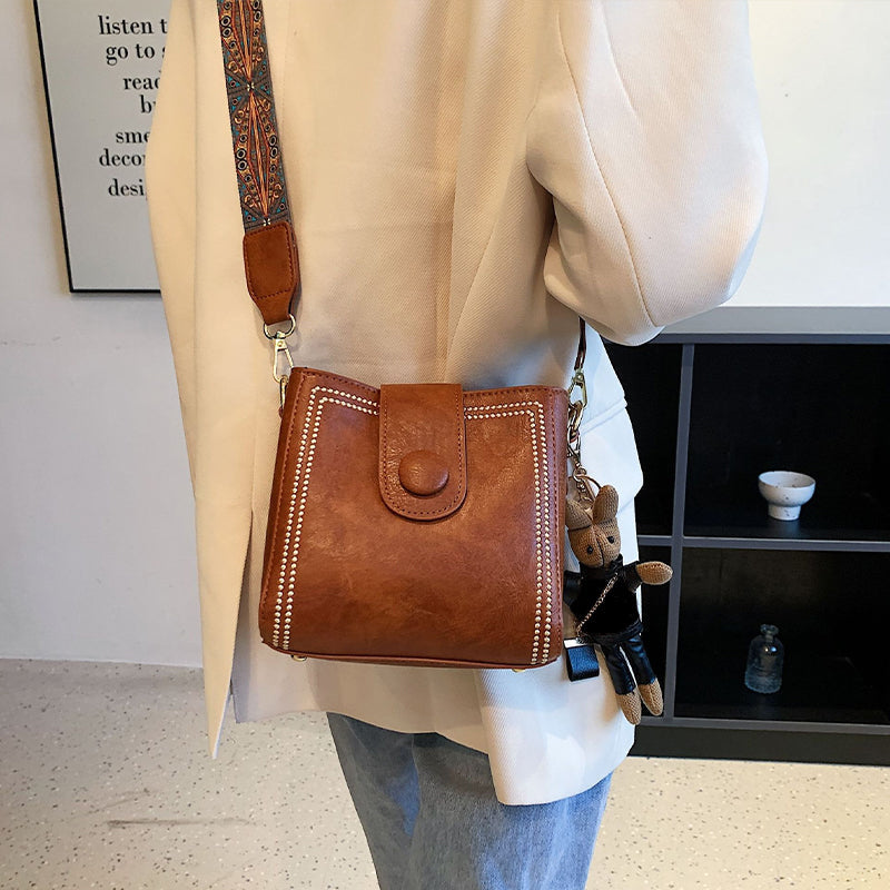 ETHEL | Vintage Shoulder Bag With Adjustable Strap