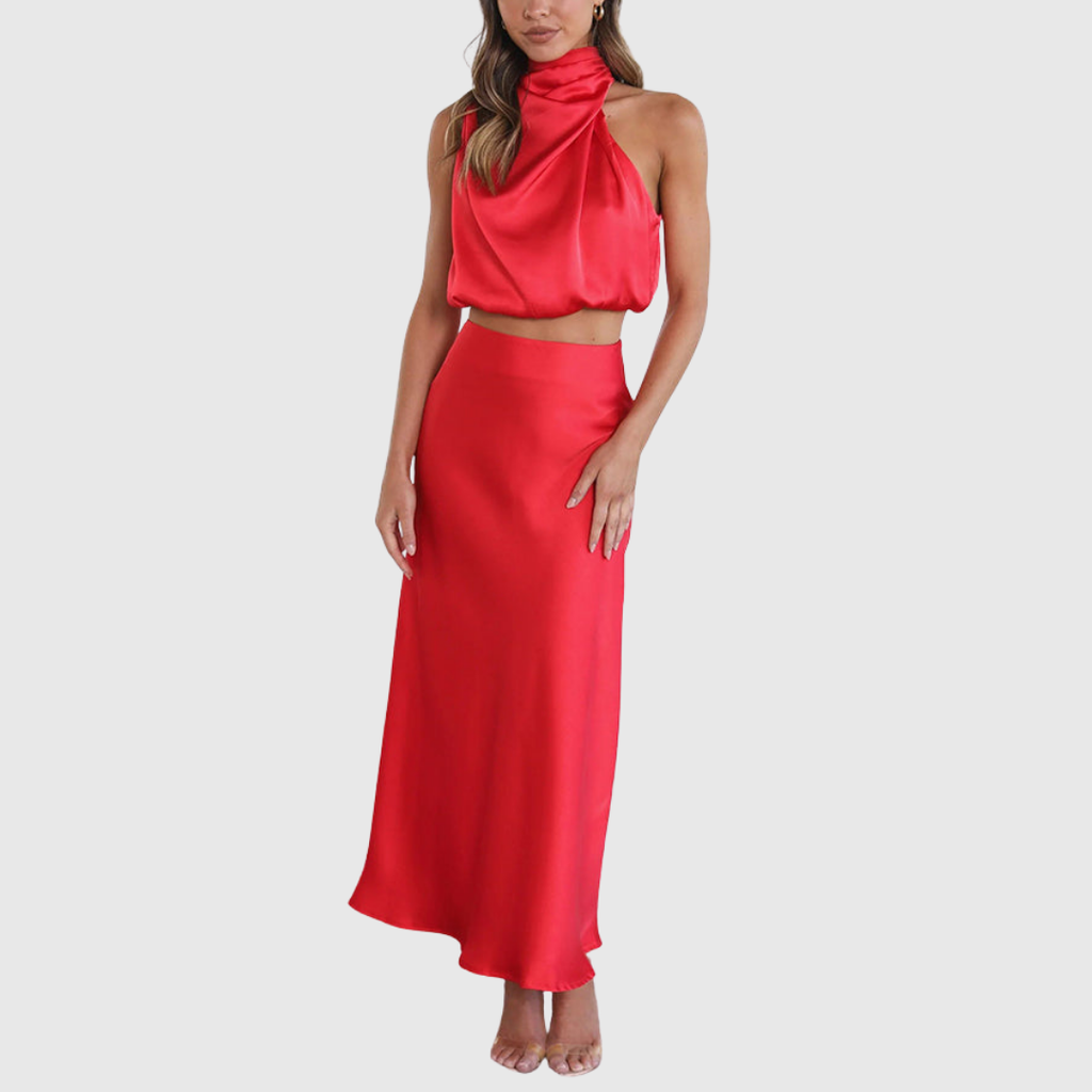 EMILY | Drape Maxi Set