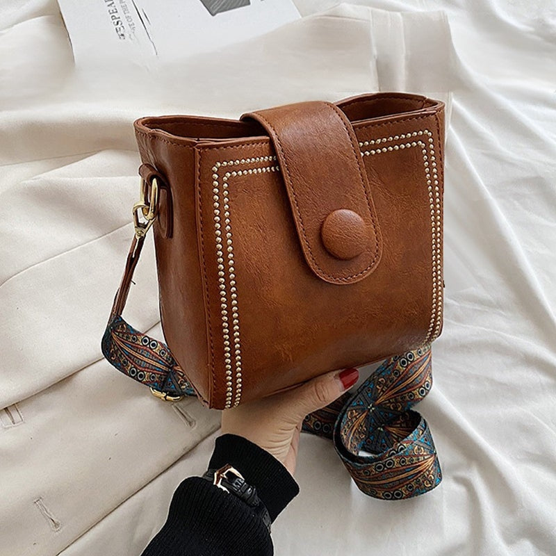 ETHEL | Vintage Shoulder Bag With Adjustable Strap