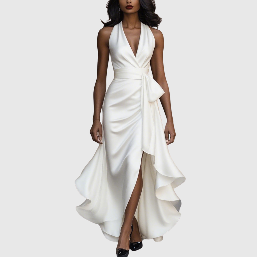 AMELYA | Evening Wrap Maxi Dress