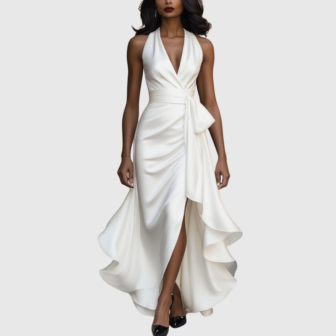 AMELYA | Evening Wrap Maxi Dress