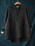CELESTINE | Collared Everyday Blouse Relaxed
