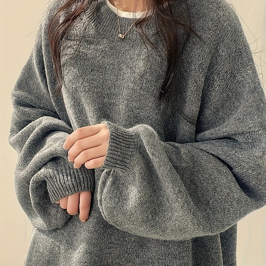 EVERLIGHT | Split Detail Casual Sweater