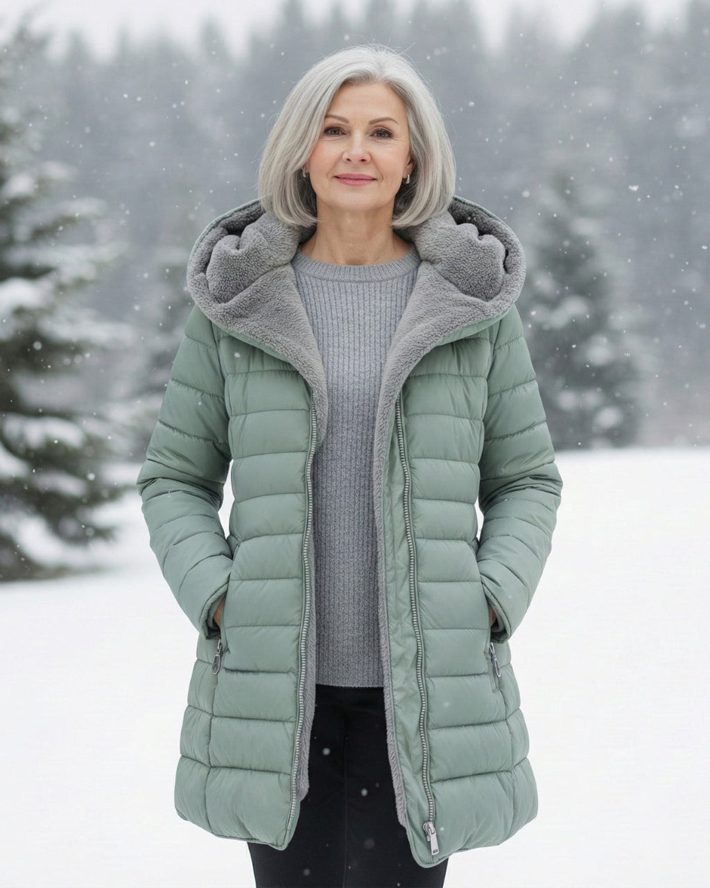 HARRIET | Fleece Lined Puffer Coat