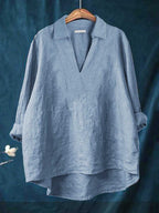 CELESTINE | Collared Everyday Blouse Relaxed