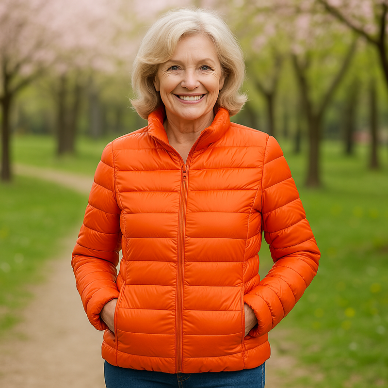 ULLA | Orange Classic Padded Jacket