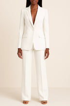 ZOE | Chic Formal Suit Set With Tailored Long Blazer