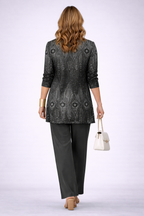 HEDLEY | Open-Front Three-Piece Trouser Set Relaxed