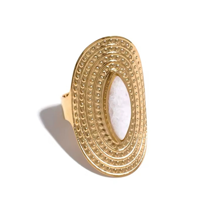 Bague Blanca en acier inoxydable