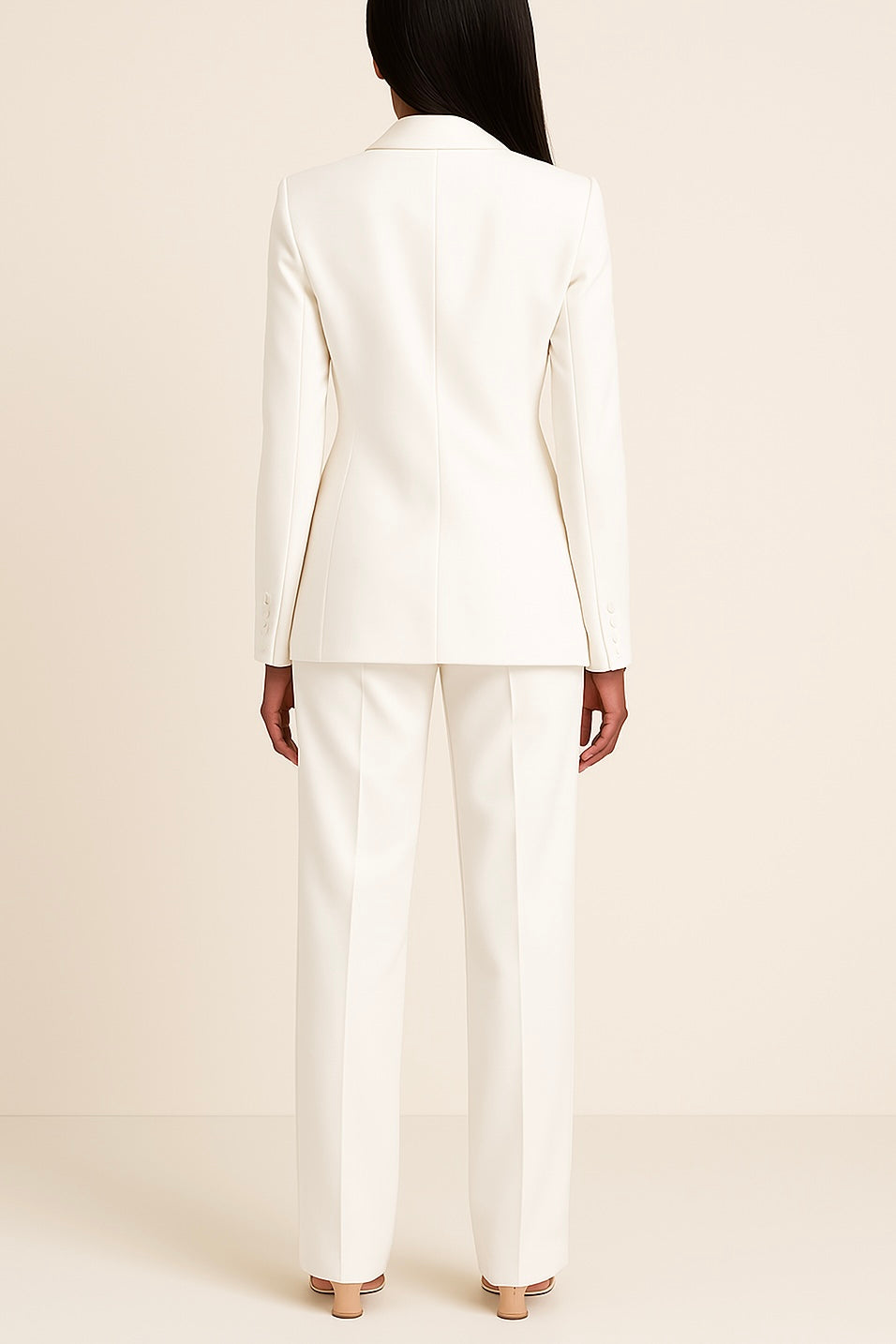 ZOE | Chic Formal Suit Set With Tailored Long Blazer