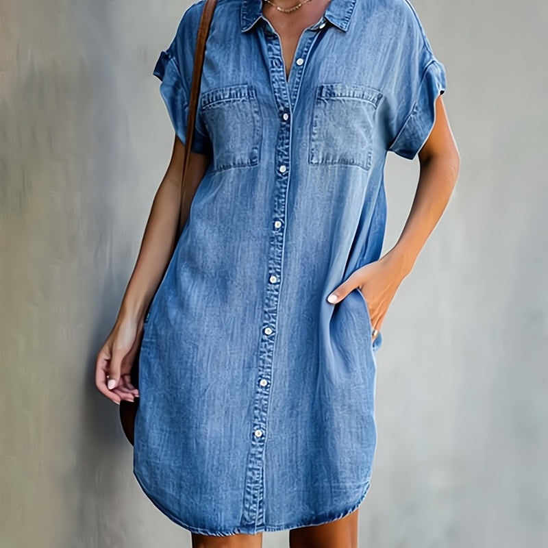 SAYLOR | Button-Down Shirt Dress