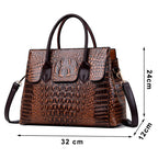 GENUINE | Luxury  Crocodile Designer Handbag
