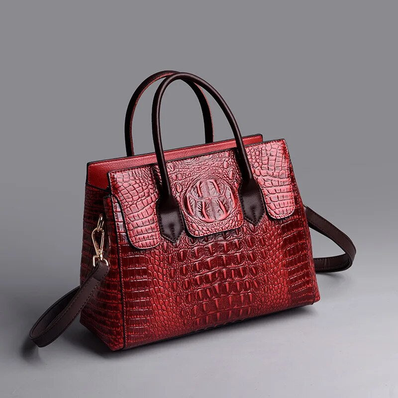 GENUINE | Luxury  Crocodile Designer Handbag