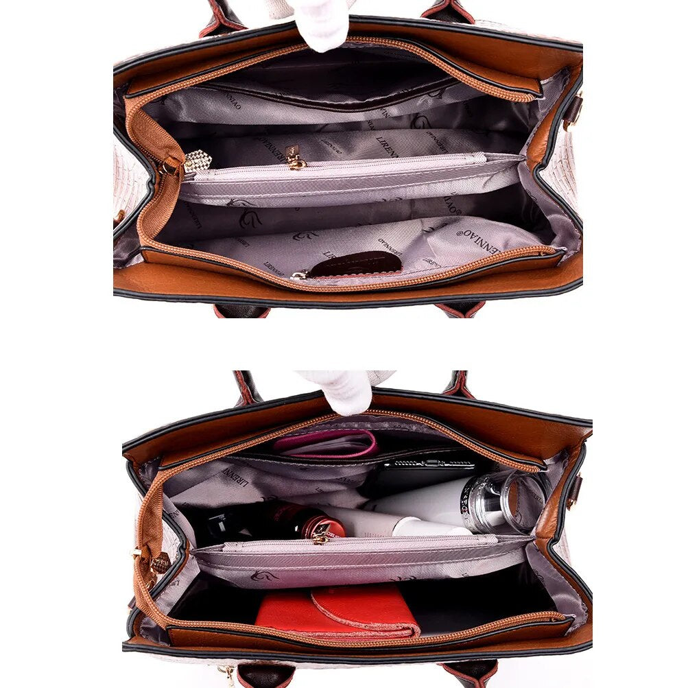 GENUINE | Luxury  Crocodile Designer Handbag