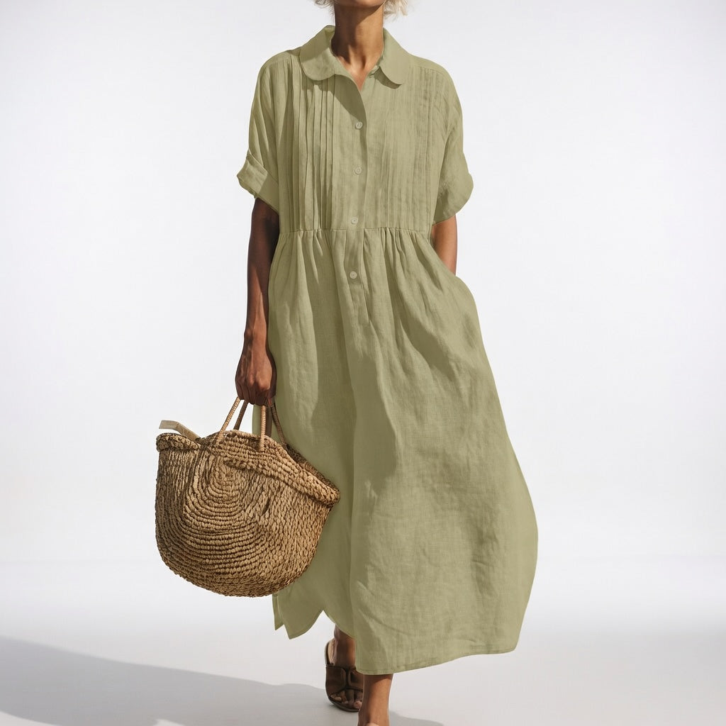 LYSANDRA | Long Shirt Dress